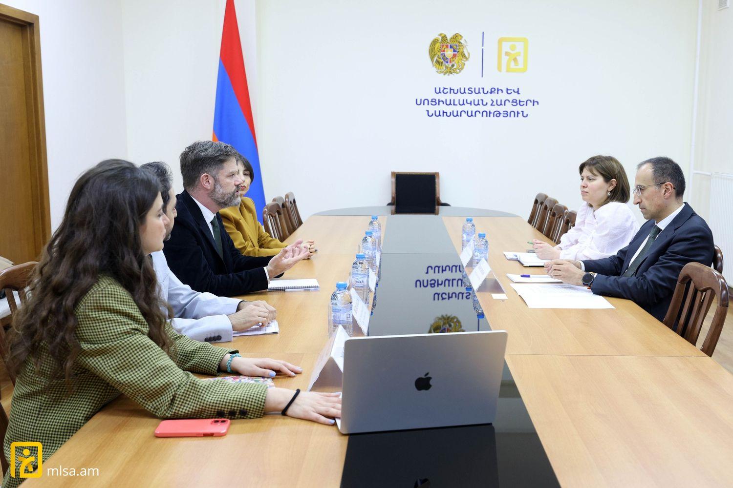 Արսեն Թորոսյանն ընդունել է J-PAL հետազոտական կենտրոնի եվրոպական մասնաճյուղի տնօրենին